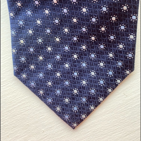 Luigi Burrelli mens navy blue tie